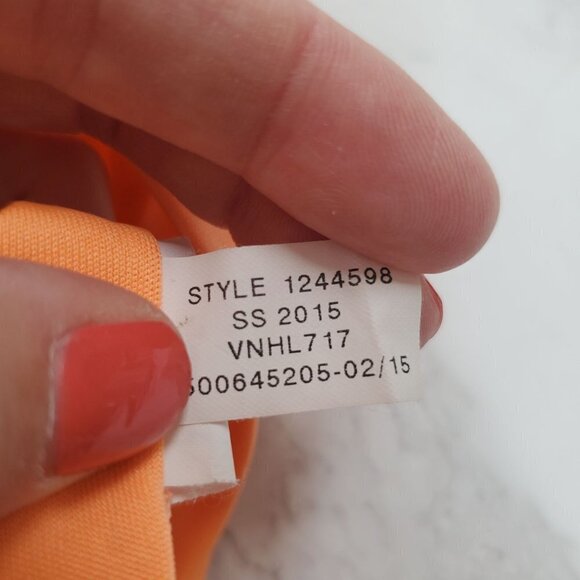 Under Armour Semi-Fitted Heatgear Coral Orange Workout Short Sleeve Shirt M - Picture 7 of 8